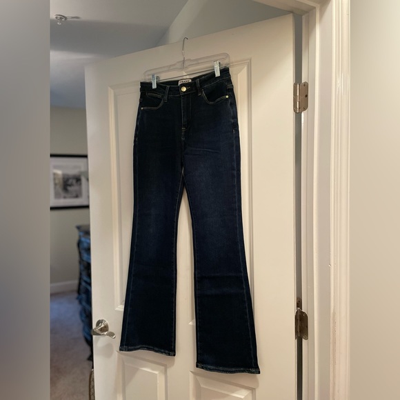 💙 NWT FRAME jeans mid-rise stretch flare - Picture 2 of 12